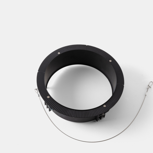 Shellby Recessed Trimless 176 1x IP55 LED 2700K DE Black Structure