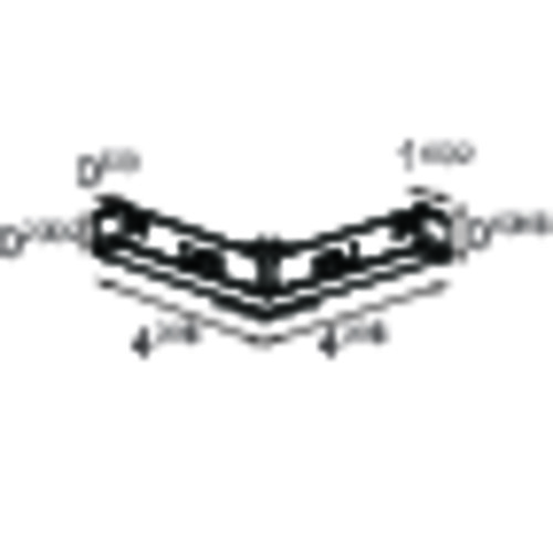Track 48V Electrical/Mechanical Surface Connection 90°