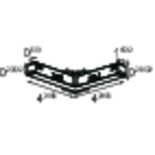 Track 48V Electrical/Mechanical Suspended Connection 90°