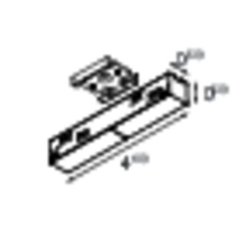 Track 48V Electrical/Mechanical Suspended Connection 180°