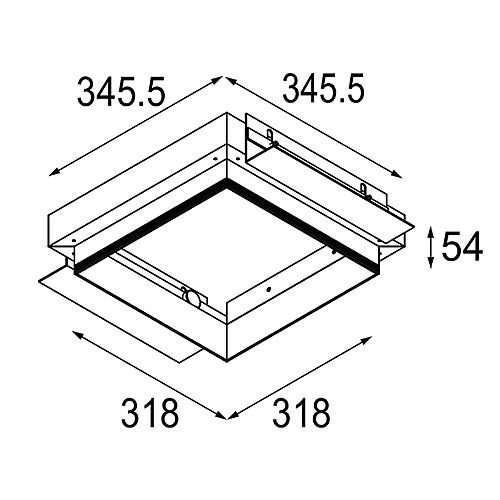 Recessed Frame