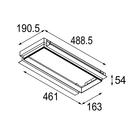 Recessed Frame