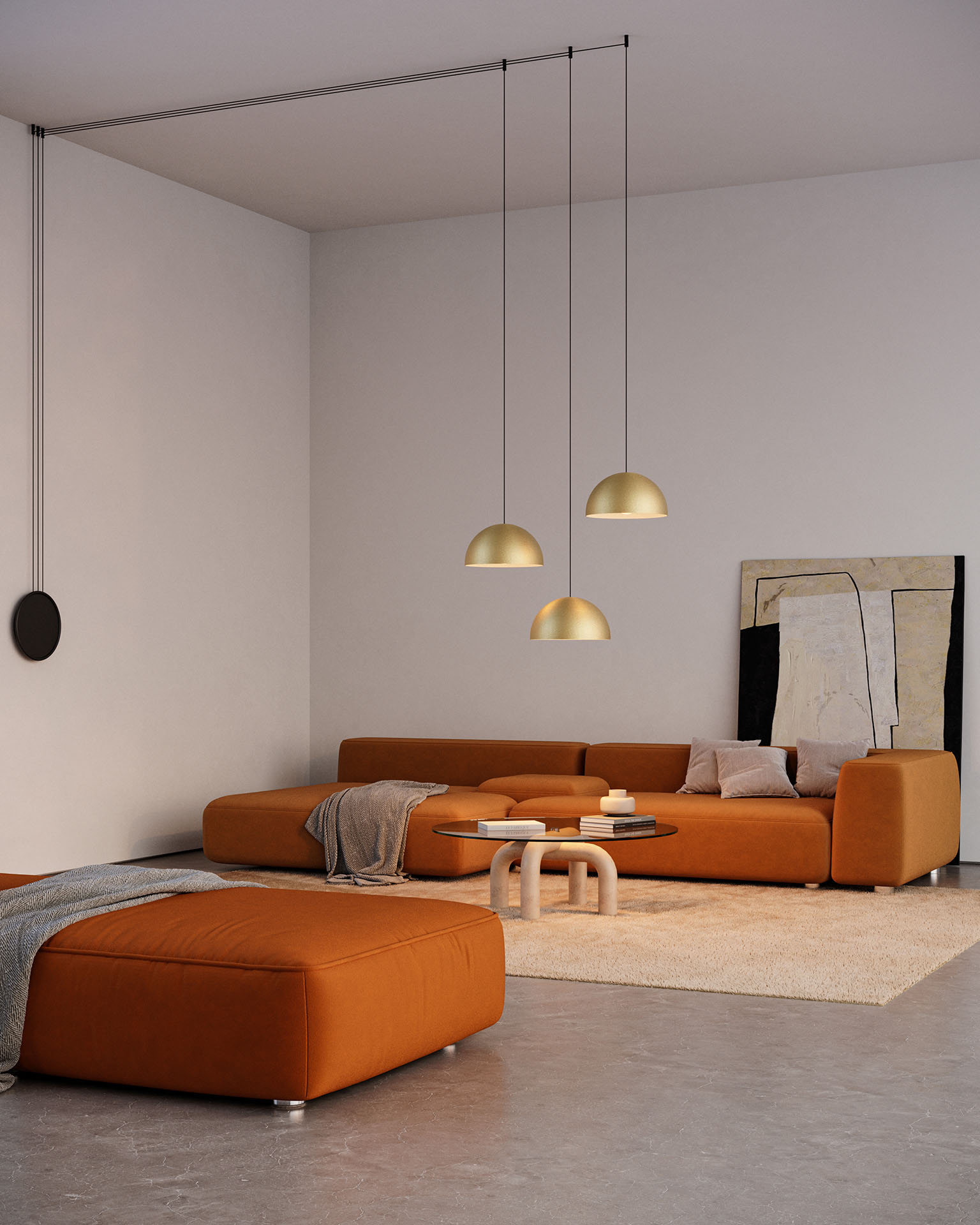 SST 【PLACEBO】ROUND NOSE ROUND 5’8 Placebo Kompas Suspended | Modular Lighting Instruments