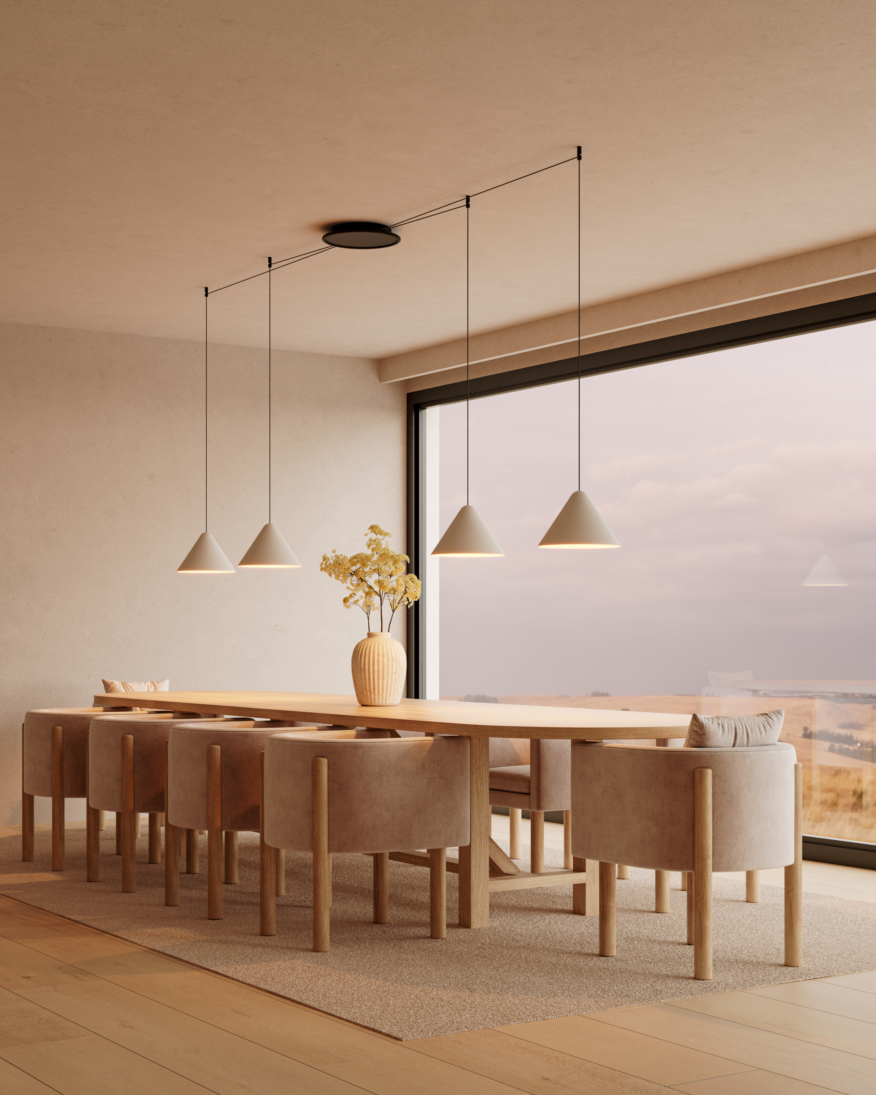 Placebo Kompas Suspended | Modular Lighting Instruments