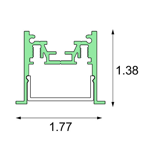Base Profile SLD35 Recessed