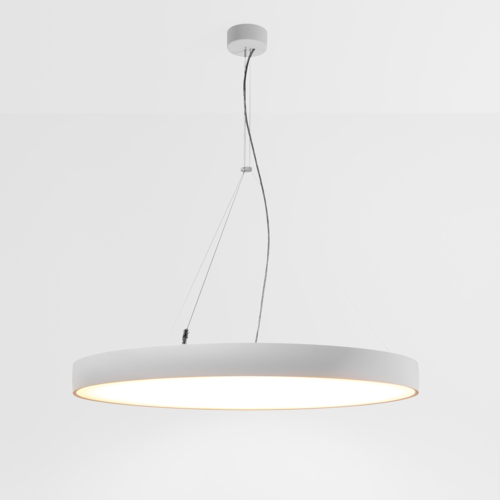 Flat Moon Suspended 950 1x LED 3000K DALI/Push-Dim DI White Structure ...