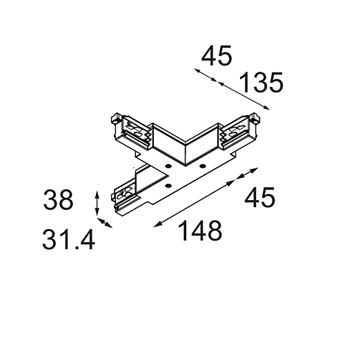 Track 230V Electrical/Mechanical Connection T