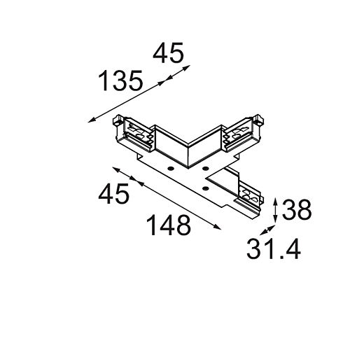 Track 230V Electrical/Mechanical Connection T