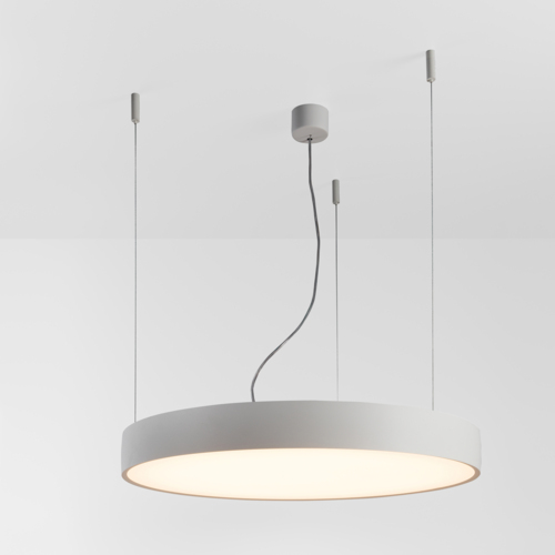 Flat Moon Suspended 650 1x Led 2700k Dali Push-dim Di White Structure 