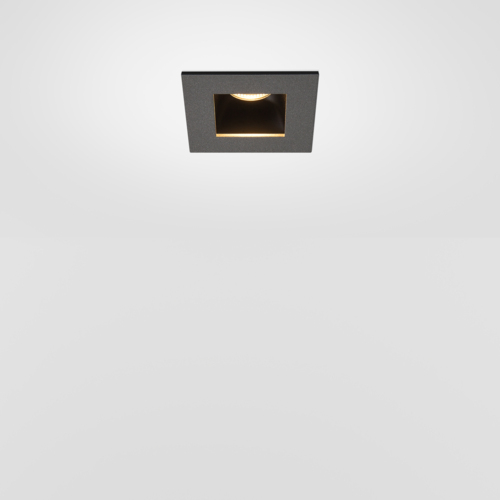 Slide Recessed 1x IP55 LED 2700K Medium DE Donkey Grey Structure ...