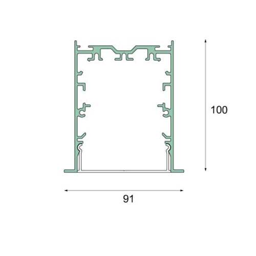 Base Profile SLD75 Recessed