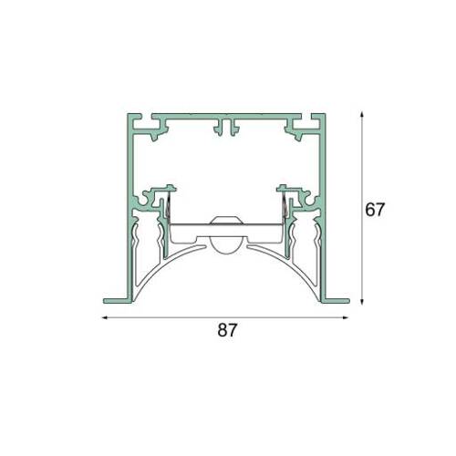 Base Profile Drupl 70 Recessed