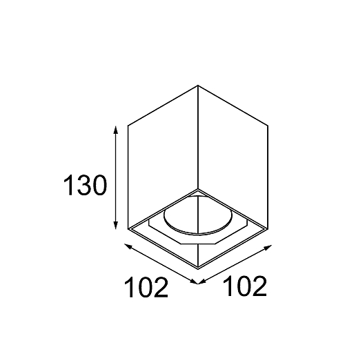 Smart Box Surface 82 1x Trailing Edge DI White Structure | Éclairage ...