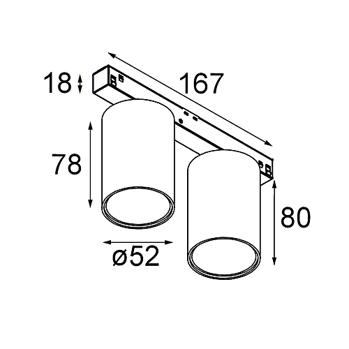 Smart Tube Track 48V 48 2x