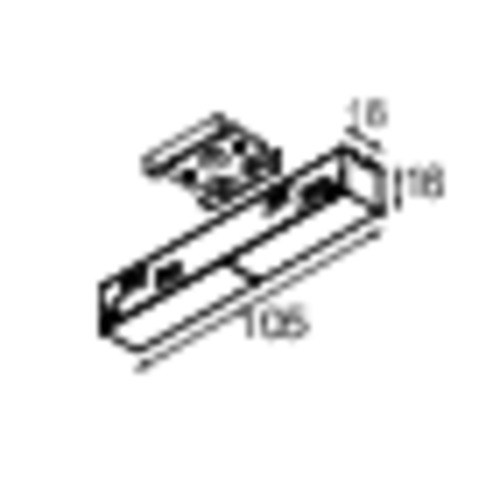 Track 48V Electrical/Mechanical Suspended Connection 180°