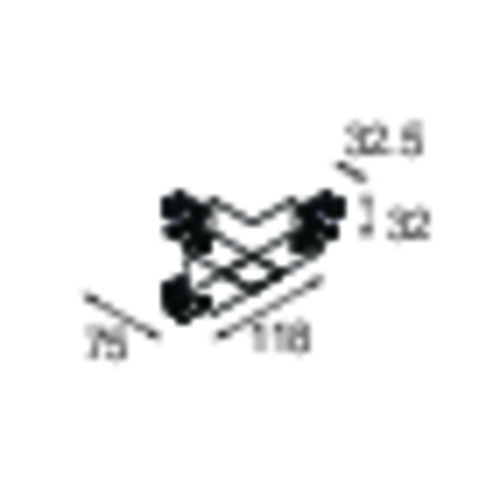 Track 230V Surface Profile Connection T