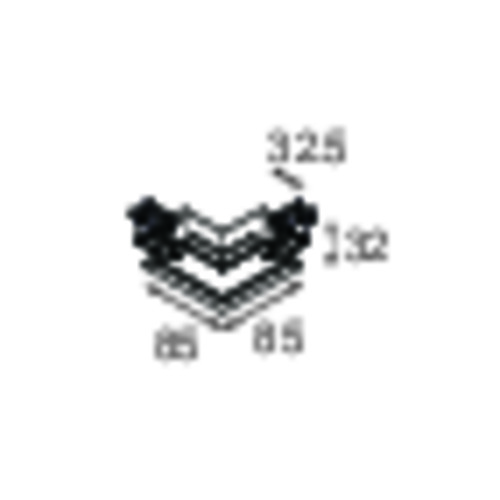 Track 230V Recessed Connection 90°